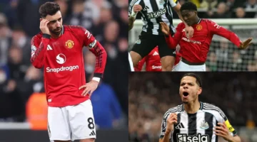 سقوط مانشستر يونايتد أمام نيوكاسل ينهي سلسلة مايكل كاريك الخالية من الهزائم